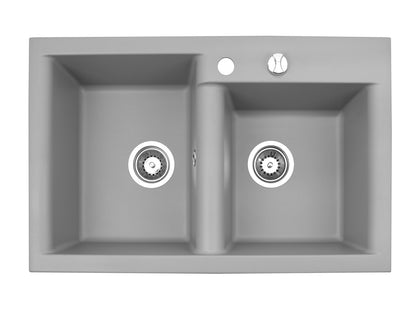 Granit-Küchenspüle - Estein 2k - 78 x 50 cm