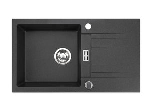 Granit-Küchenspüle – Atena 76 - 76 x 44 cm