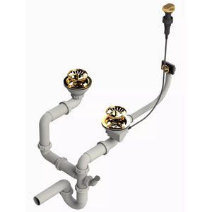 Zweikammer-Siphon – automatisch – Gold