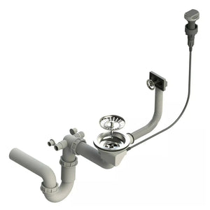 Einkammer-Siphon – automatisch – verchromt